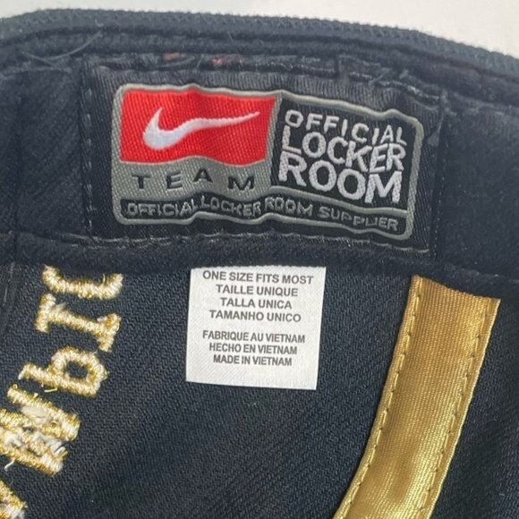 Nike Clemson 2016 National Champions Snapback Hat Navy & Gold Adjustable - Picture 5 of 7